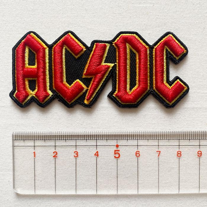 ワッペン パッチ AC/DC 3D ロゴ ロック ACDC アイロンワッペン ワッペンアイロン | ブランド登録なし | 02