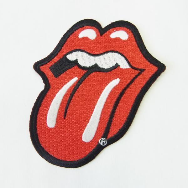 ワッペン The Rolling Stones ローリング・ストーンズ ベロマーク ロック バンドワッペン アイロンワッペン ワッペンアイロン | ブランド登録なし