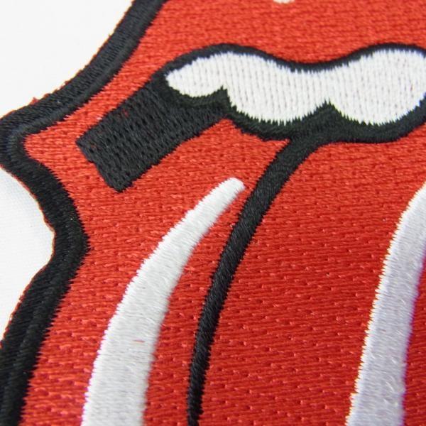 ワッペン The Rolling Stones ローリング・ストーンズ ベロマーク ロック バンドワッペン アイロンワッペン ワッペンアイロン | ブランド登録なし | 01