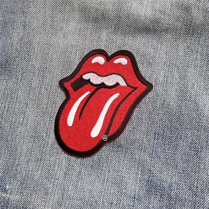 ワッペン The Rolling Stones ローリング・ストーンズ ベロマーク ロック バンドワッペン アイロンワッペン ワッペンアイロン | ブランド登録なし | 03
