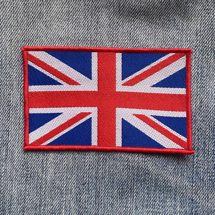 ワッペン 英国旗 ユニオンジャック パンク モッズ パッチ 刺繍