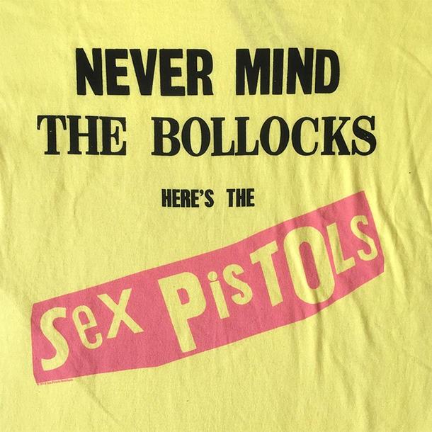 バンド Tシャツ ロックTシャツ Sex Pistols セックス・ピストルズ Tシャツ NEVER MIND イエロー メンズ パンク｜free-style｜03
