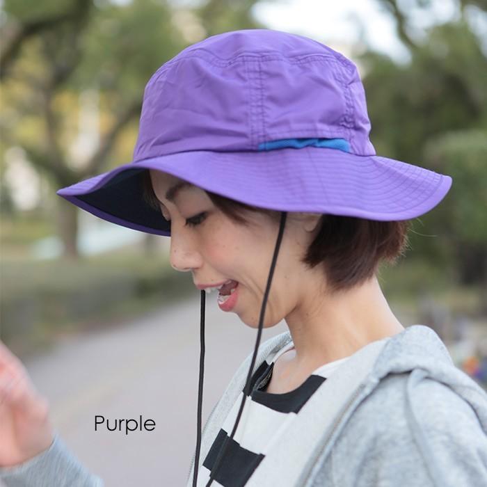 レインハット 防水 UPF50+ 帽子 レディース サファリハット ハット 撥