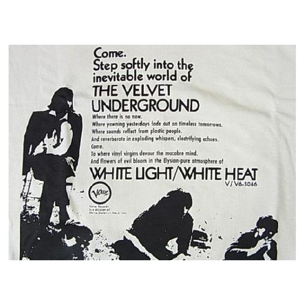 Velvet Underground and Nico ヴェルヴェットアンダーグランド  "WHITE LIGHT WHITE HEAT" Tシャツ｜free-style｜02