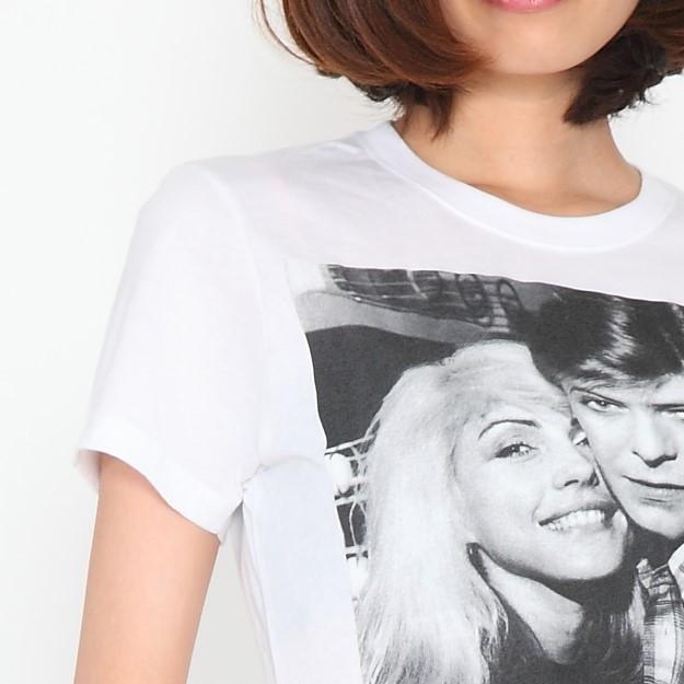David Bowie デビッド・ボウイ & デビー・ハリー Tシャツ レディース