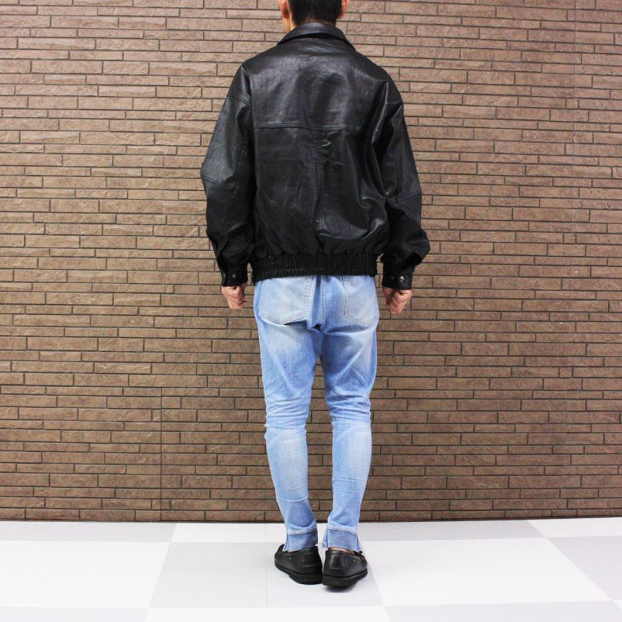 SUGGESTION 『 A-2 フライトジャケット タイプ フェイク レザー