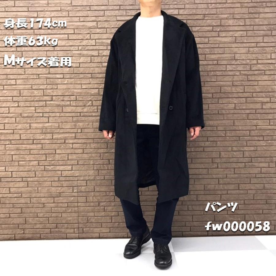 TMDL 超軽量 ウール モッサ 素材 ダブル ルーズ チェスター 超 ロング