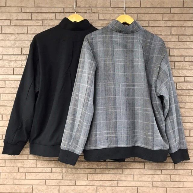 TMDL リバーシブル スタンド 衿 ブルゾン ☆ メンズ 男女兼用 チェック