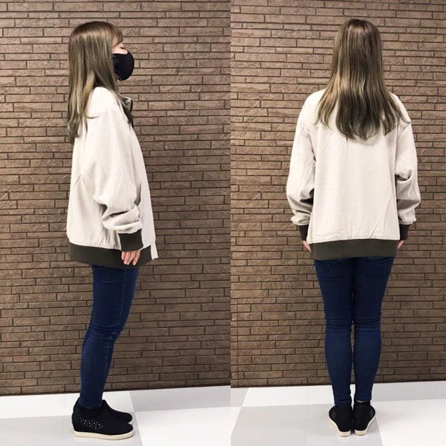 TMDL リバーシブル スタンド 衿 ブルゾン ☆ メンズ 男女兼用 チェック