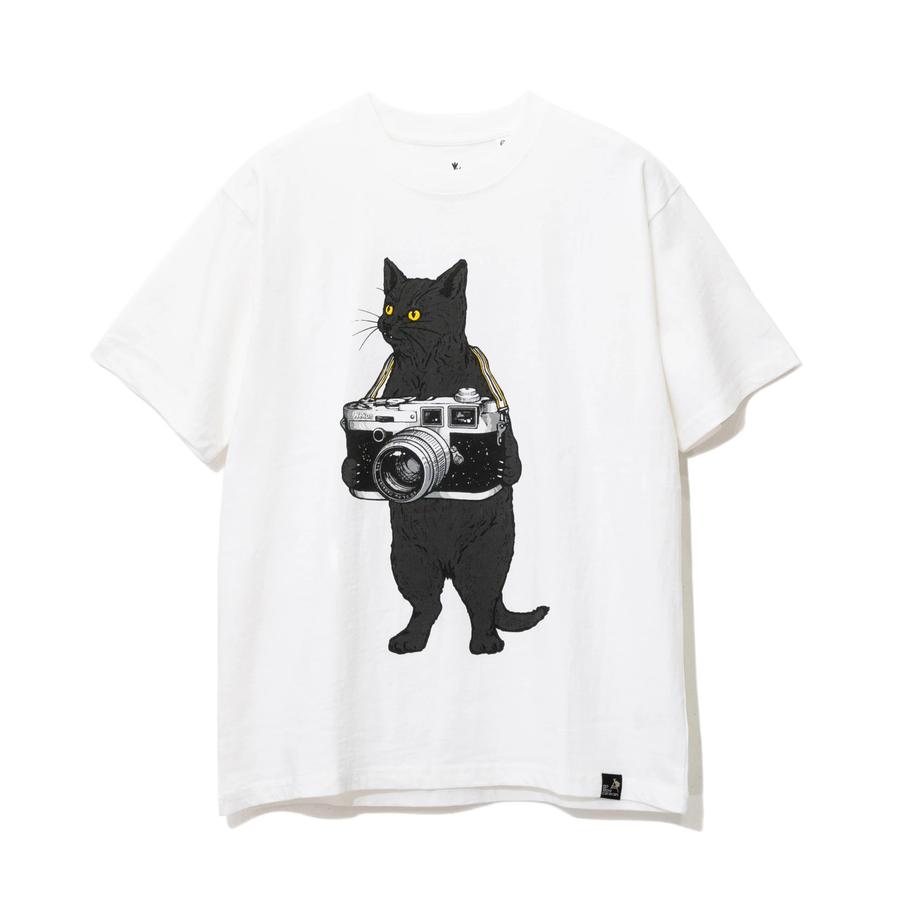 go slow caravan（ゴースローキャラバン） USA/C カメラ 猫 半袖 T 
