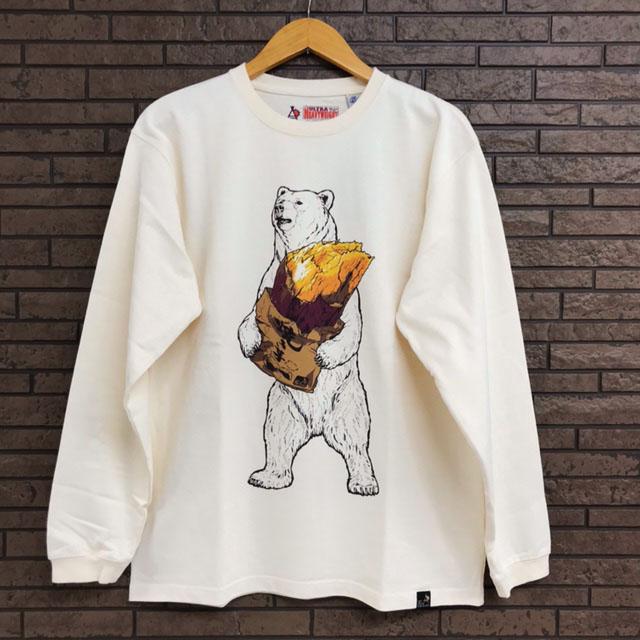 go slow caravan 超 ヘビー USA/C 焼き芋 クマ ロングスリーブ go slow caravan 超 ヘビー USA/C 焼き芋 クマ ロングスリーブ