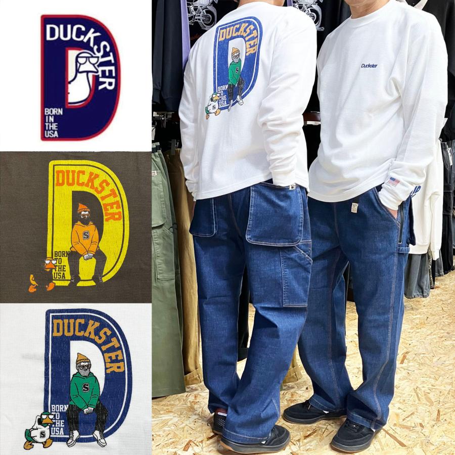 COB MASTER Duckster D ロゴ サーマル L/S TEE ☆ ダックスター