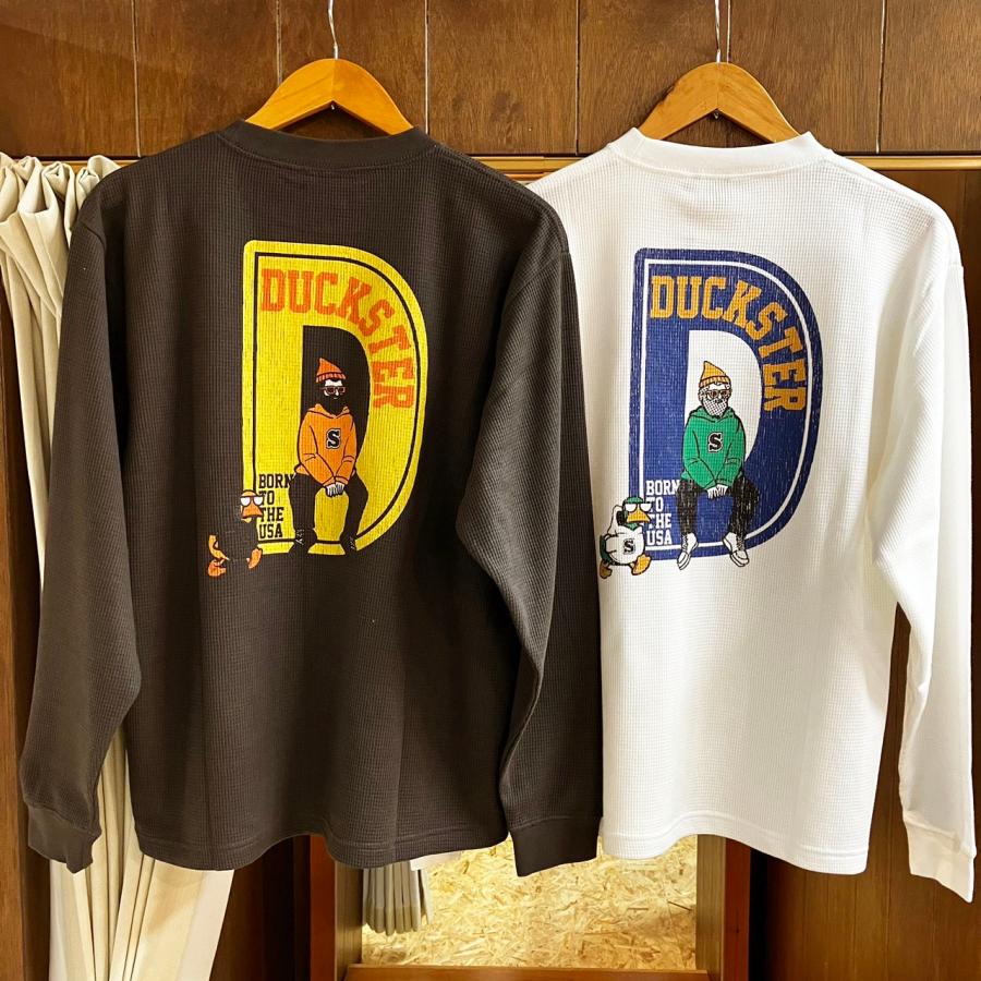 COB MASTER Duckster D ロゴ サーマル L/S TEE ☆ ダックスター