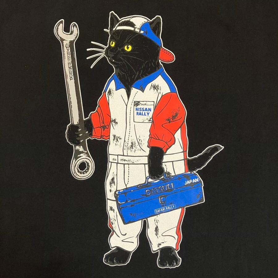 go slow caravan NISSAN × 超ヘビー USA/C RALLY メカニック 猫