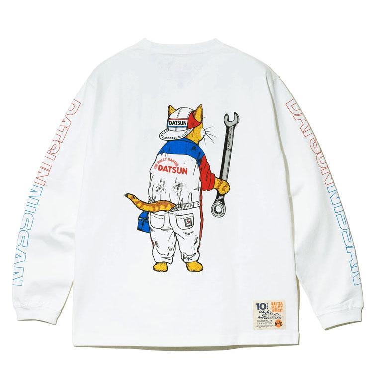 NISSAN × go slow caravan　猫 go slow caravan NISSAN × 超ヘビー USA/C RALLY メカニック 猫