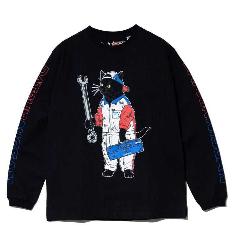 go slow caravan NISSAN × 超ヘビー USA/C RALLY メカニック 猫