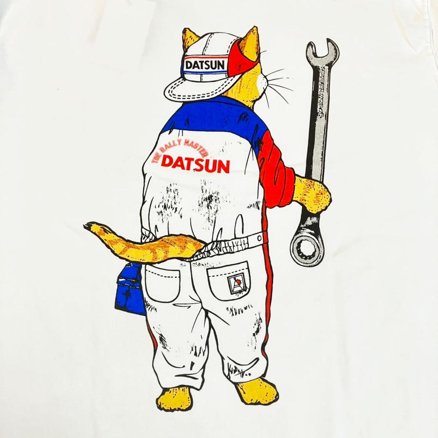 NISSAN × go slow caravan　猫 go slow caravan NISSAN × 超ヘビー USA/C RALLY メカニック 猫