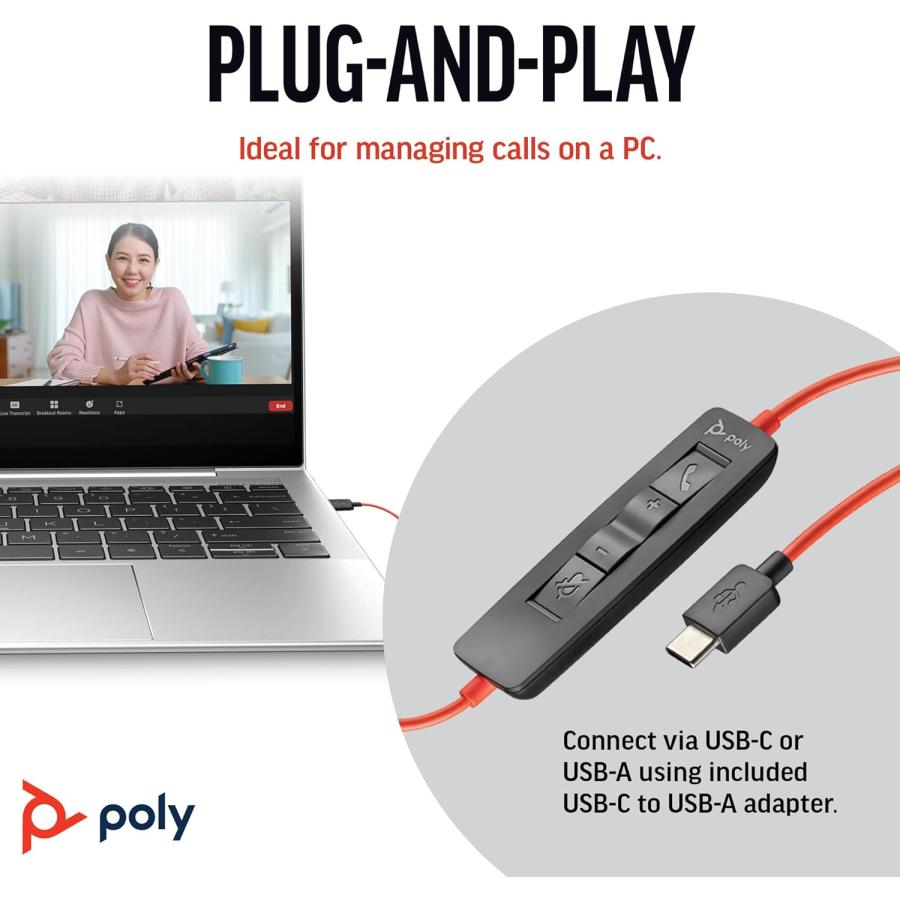 Poly 有線ヘッドセット Blackwire 8225 両耳用 Amazon.co.jp: Poly(旧モデル) 有線ヘッドセット Blackwire 8225