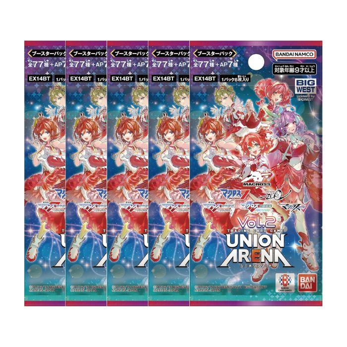 6月19日発売 5パック ばら売り UNION ARENA ブースターパック マクロス