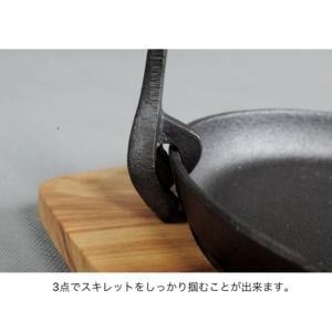 Ncolor スキレット キャンプ フライパン アヒージョ鍋 ハンドル付き 20cm｜free-world｜07