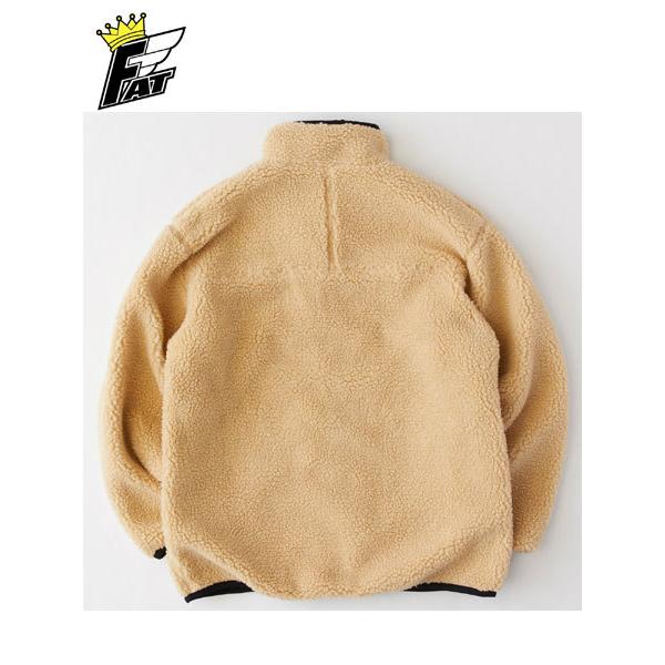 FAT (エフエーティー) OUTUS (リバーシブル フリースジャケット) Beige