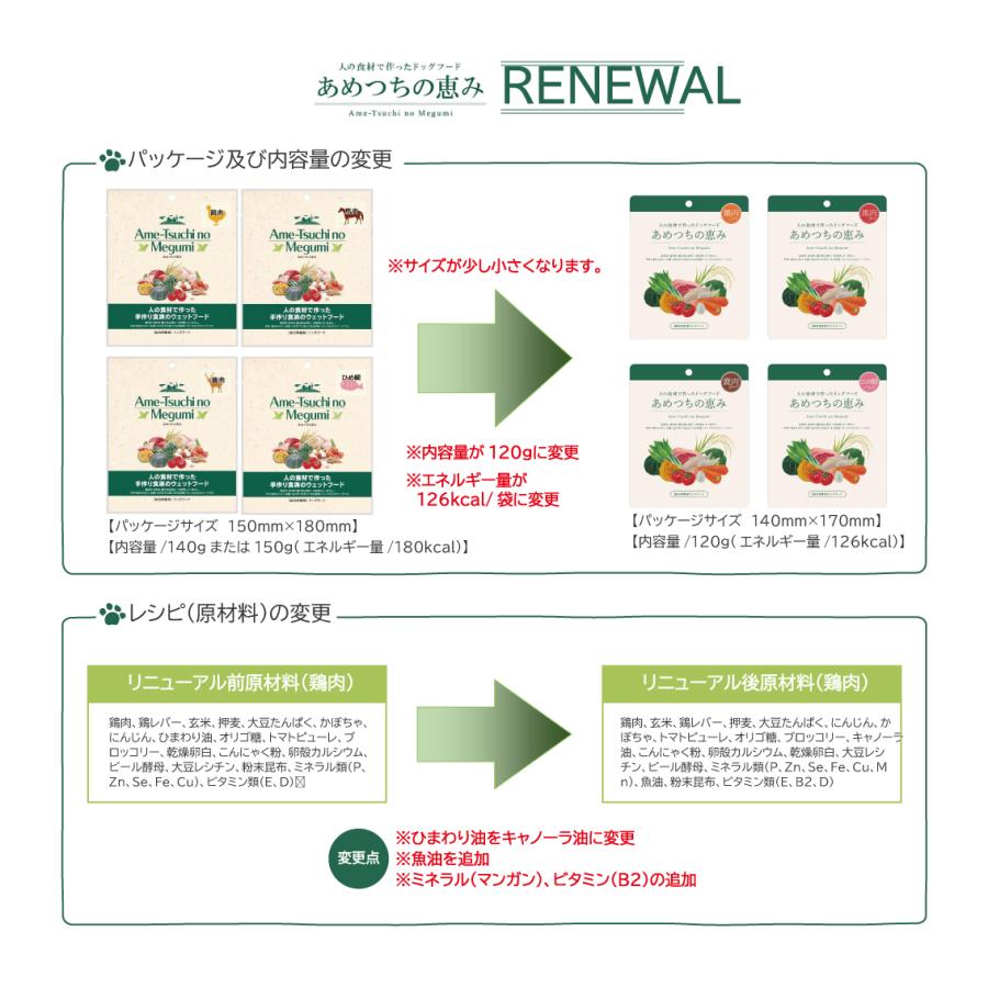 リニューアル！犬 ペット レトルト とり しか 鹿 野菜 食材 こだわり 安全 トッピング おすすめ 着色料・保存料不使用 あめつちの恵み 「鹿肉」 1袋 120g｜freebirdcorp｜02