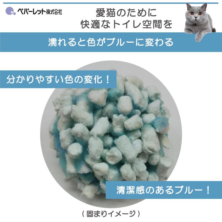 ペパーレット 猫砂 ネコ砂 紙 固まる 色が変わる おすすめ 燃えるゴミ