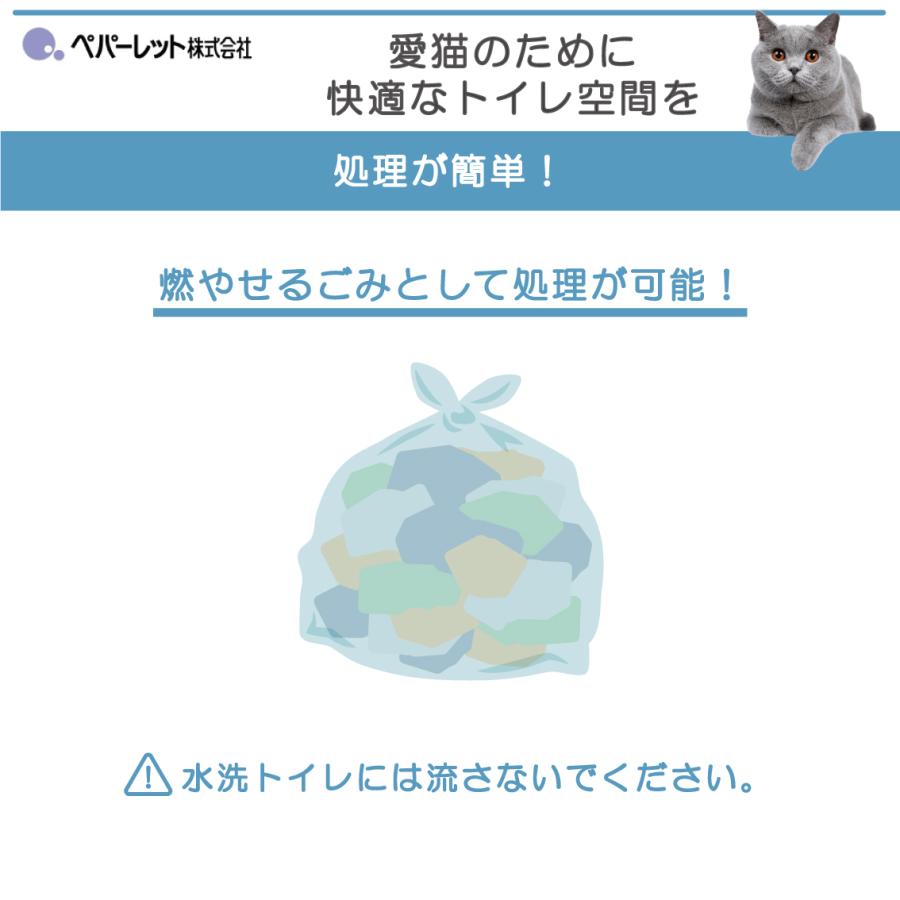 ペパーレット 猫砂 ネコ砂 紙 固まる 色が変わる おすすめ 燃えるゴミ