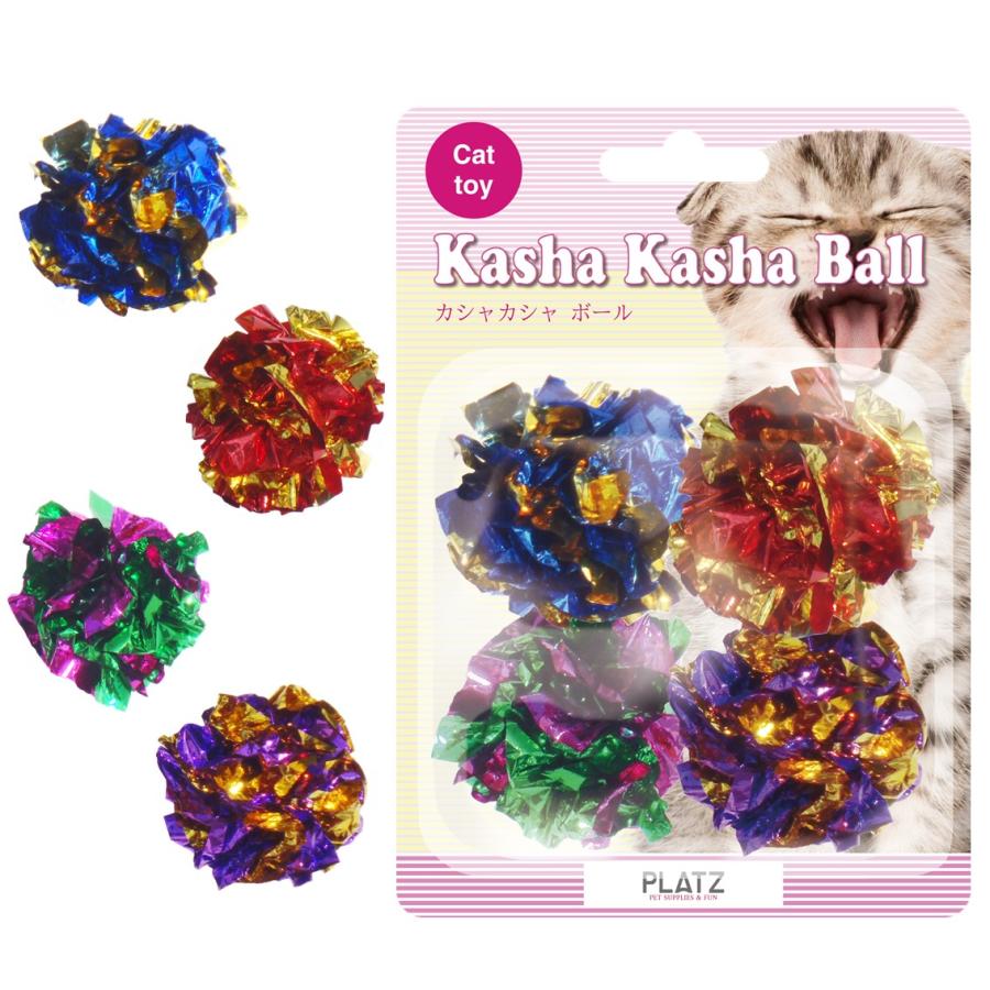 PLATZ 猫 ボール カシャカシャ フィルム 転がしやすい カシャカシャ音