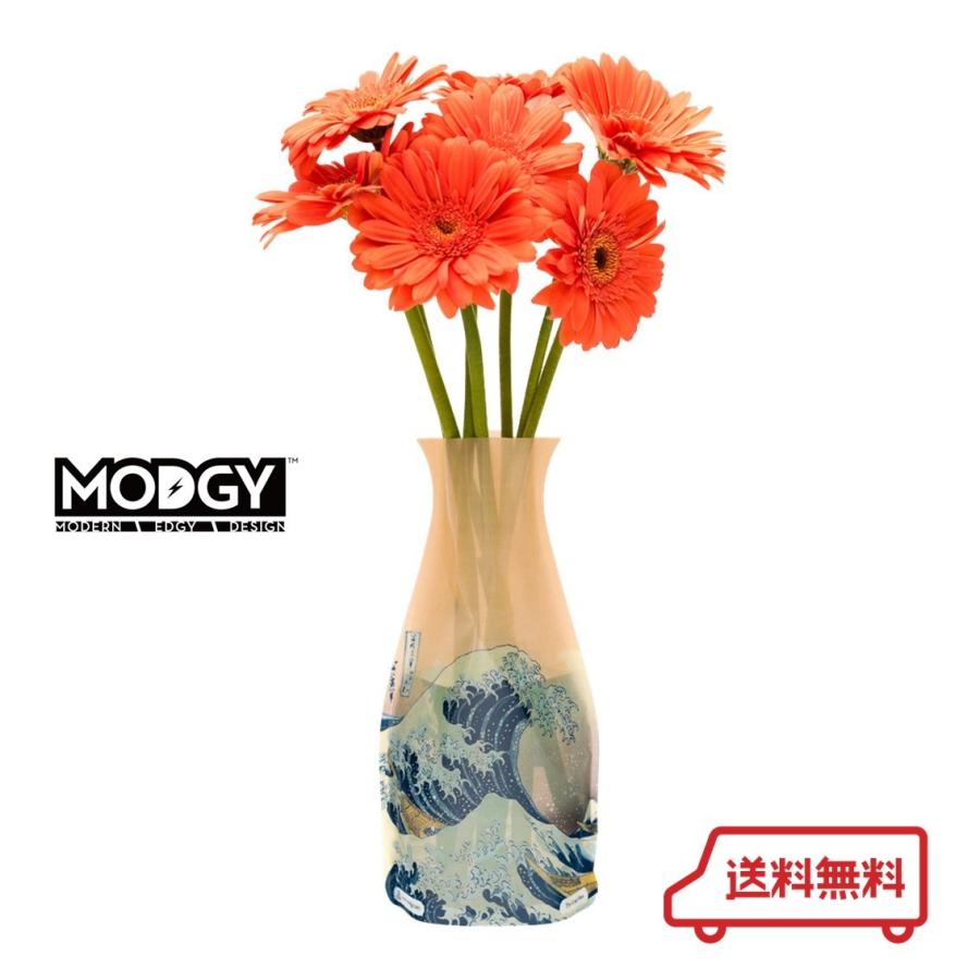 花瓶 フラワーベース ギフト おしゃれ インテリア ウーバーイーツ ディナー フリーバード Modgy 神奈川沖波裏 北斎 Mo Mv6164 Free Bird Yahoo 店 通販 Yahoo ショッピング