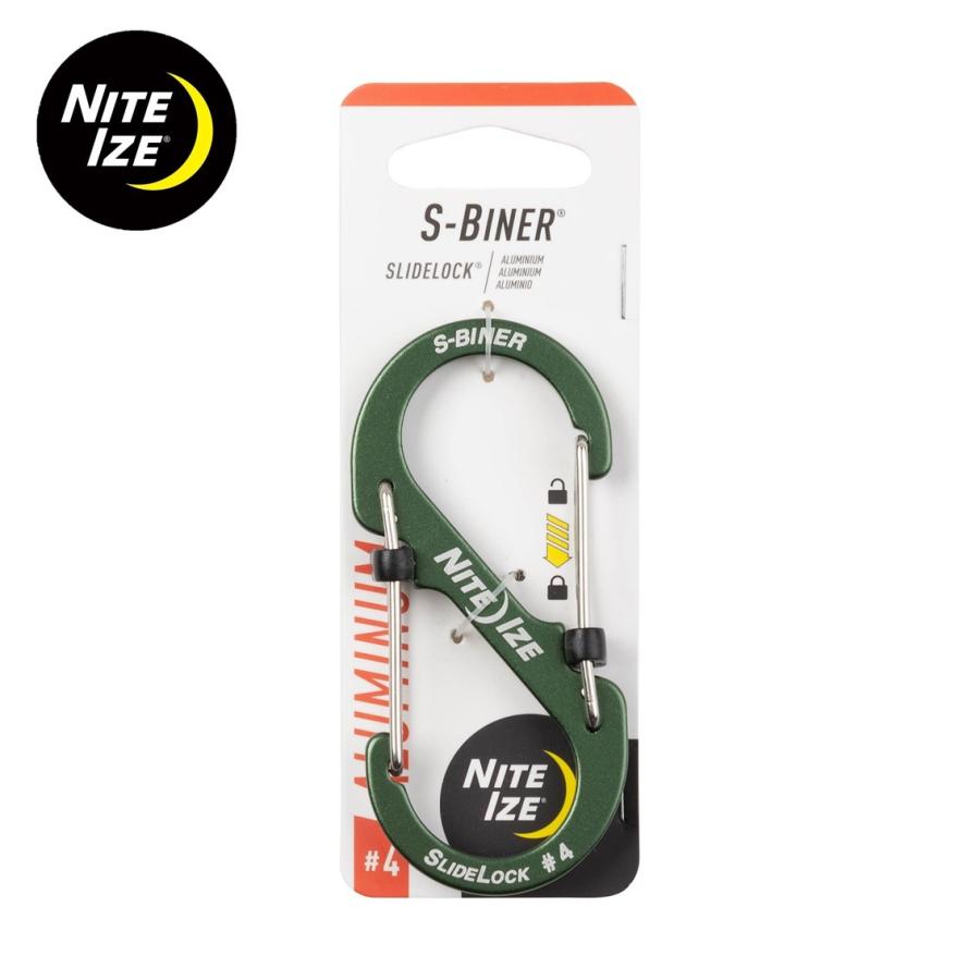入園入学祝い カラビナ おしゃれ キーホルダー 登山 キャンプ ナイトアイズ エスビナー Niteize エスビナースライドロックアルミニウム 4 オリーブ Babylonrooftop Com Au