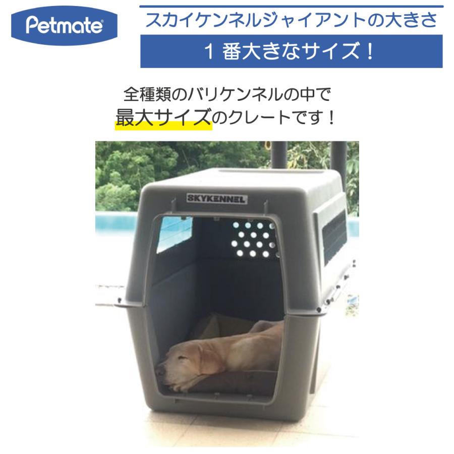 Petmate バリケンネル キャリー クレート 両開き 大型犬 超大型 Petmate バリケンネル キャリー クレート 両開き 大型犬 超大型