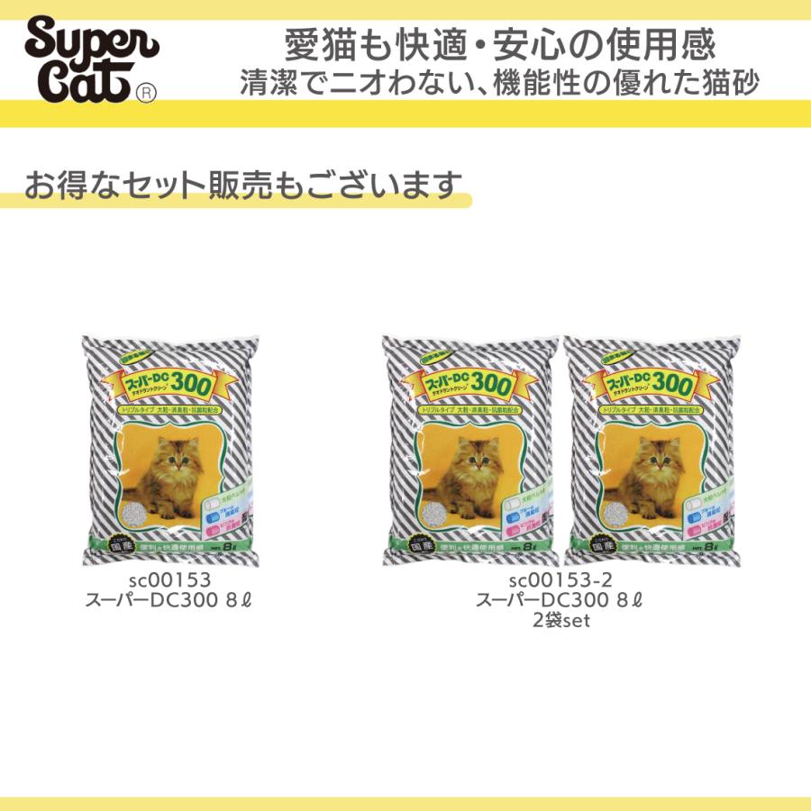 Super Cat（スーパーキャット） 2袋セット 猫砂 ネコ砂 消臭 抗菌 国産