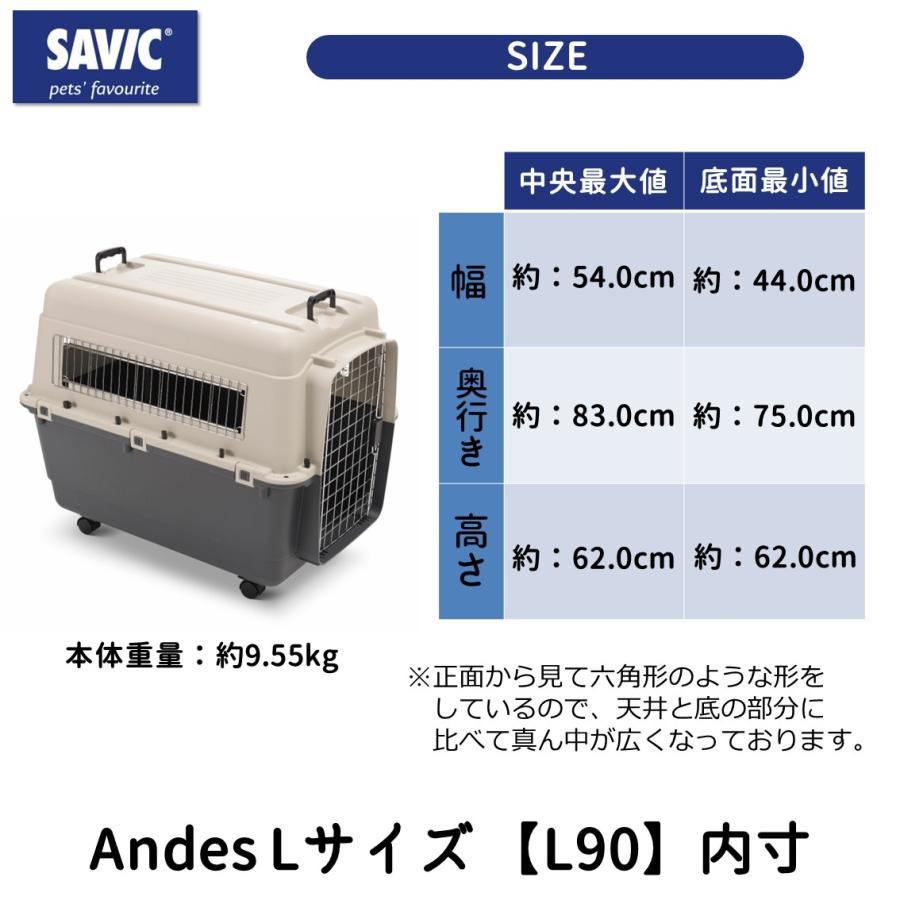 SAVIC 犬 ハードキャリー おすすめ ペットケージ キャスター付き