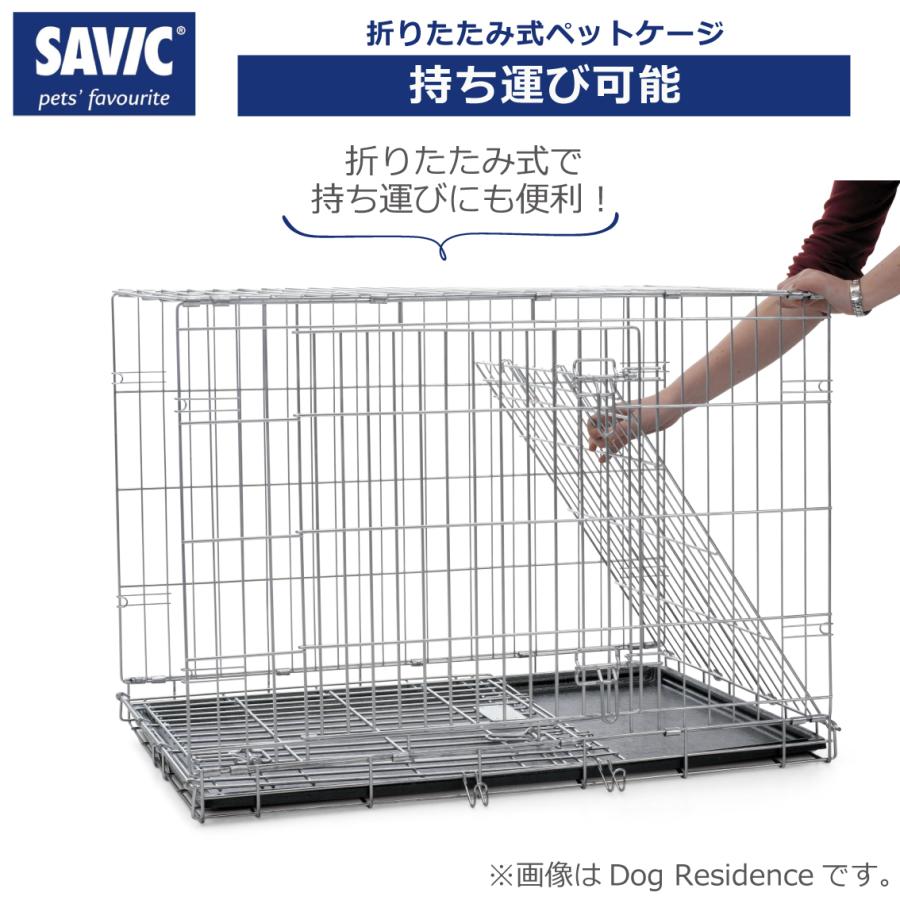 SAVIC 折りたたみ クレート ゲージ ハウス 室内飼い災害時 防災 避難