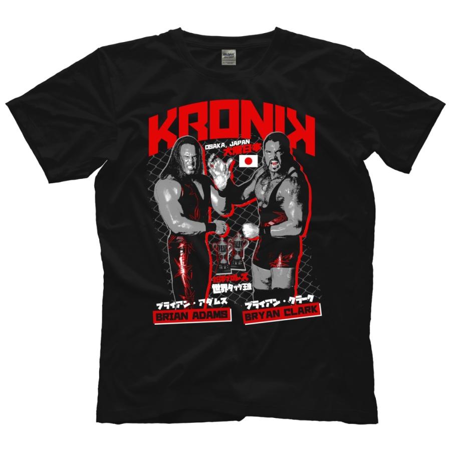 クロニック（ブライアン・クラーク＆ブライアン・アダムス） Tシャツ「KRONIK JAPAN Tシャツ」アメリカ直輸入プロレスTシャツ :  プロレスTシャツショップ フリーバーズ - 通販 - Yahoo!ショッピング