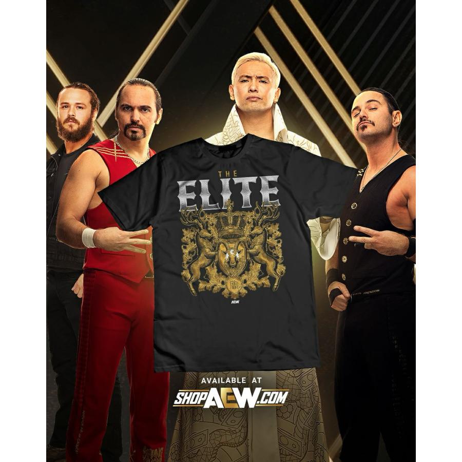 エリート（オカダ・カズチカ） AEW Tシャツ（アメリカ直輸入 プロレスT 