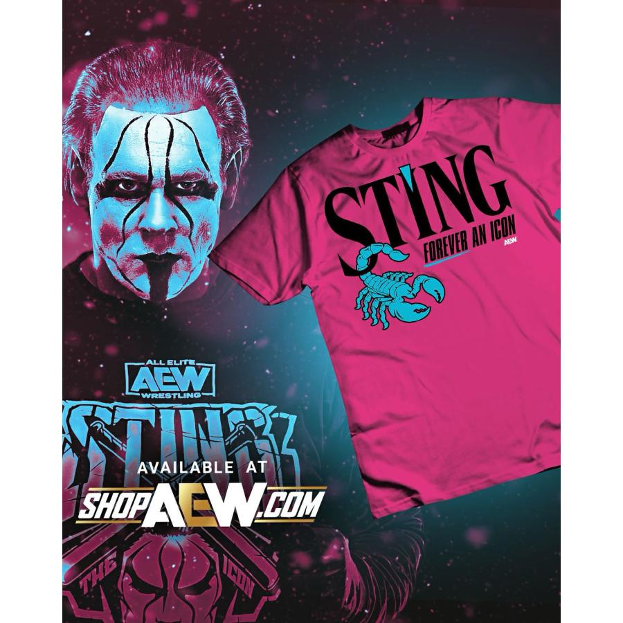 スティング AEW Tシャツ（アメリカ直輸入 プロレスTシャツ）STING 