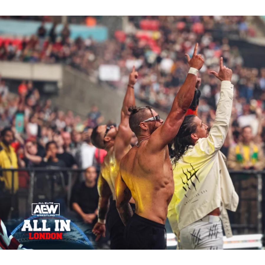 AEW バレットクラブ・ゴールド（ジェイ・ホワイト） Tシャツ「AEW BULLET CLUB GOLD Bang Bang Gang Tシャツ」国内未発売 アメリカ直輸入 AEW プロレスTシャ｜freebirds｜05