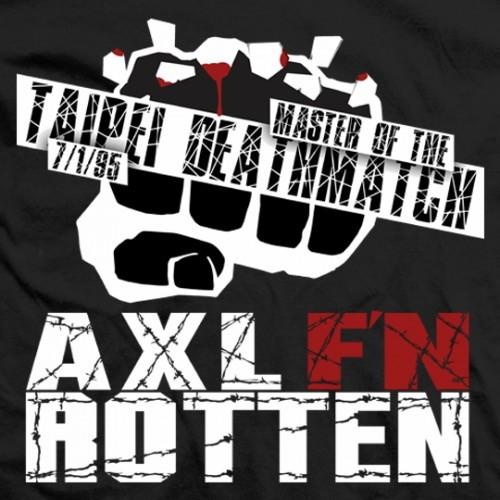 アクセル・ロットン Tシャツ「AXL ROTTEN Taipei Deathmatch Black Tシャツ」アメリカ直輸入プロレスTシャツ ...