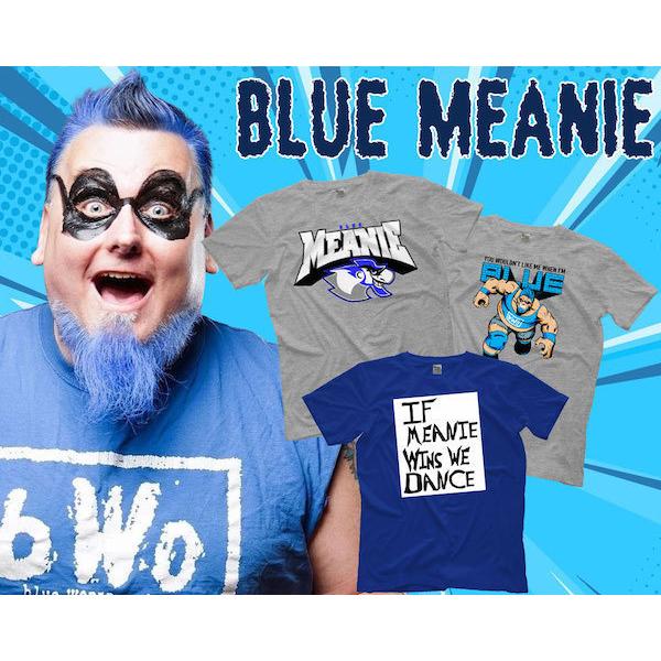 ブルー・ミーニー Tシャツ「THE BLUE MEANIE BMVH ヴァン・ヘイレン風ロゴ Tシャツ（色：ロイヤルブルー）」アメリカ直輸入プロレスTシャツ｜freebirds｜04