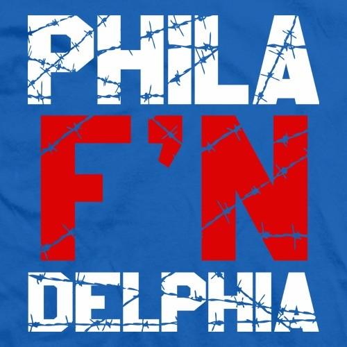 ブルー・ミーニー Tシャツ「BLUE MEANIE セブンティシクサーズ Phila F'n Delphia Sixers Tシャツ」アメリカ直輸入プロレスTシャツ ECW WWE アメプロ｜freebirds｜02