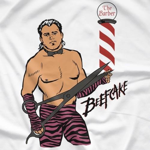 ブルータス・ビーフケーキ Tシャツ「BRUTUS BEEFCAKE The Barber