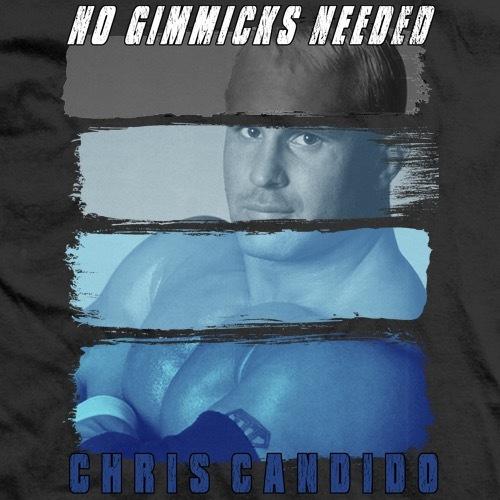 “ノー・ギミックス・ニーデッド” クリス・キャンディード Tシャツ「CHRIS CANDIDO No Gimmicks Needed Tシャツ（ブラック）」アメリカ直輸入プロレスTシャツ｜freebirds｜02