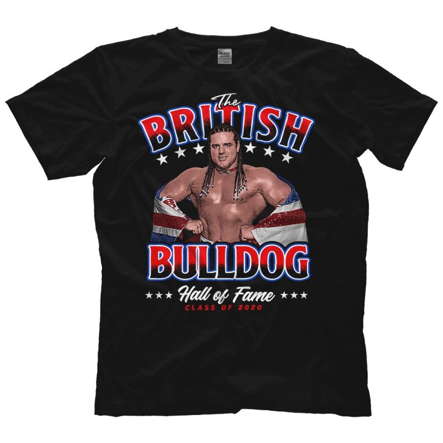“ブリティッシュ・ブルドッグ” デイビーボーイ・スミス Tシャツ「"British Bulldog" DAVEY BOY SMITH Hall of Fame 2020 Tシャツ」｜freebirds