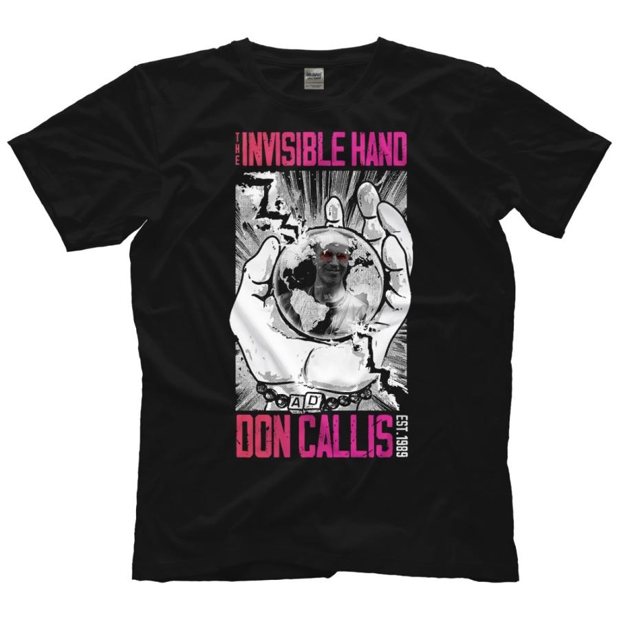 ドン・キャリス Tシャツ「DON CALLIS The Invisible Hand  神の見えざる手 Tシャツ」 米直輸入プロレスTシャツ《日本未発売品》｜freebirds