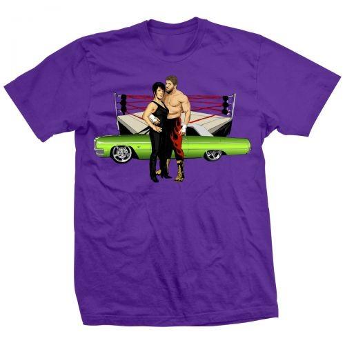 エディ＆ビッキー・ゲレロ Tシャツ「EDDIE & VICKIE GUERRERO Love T