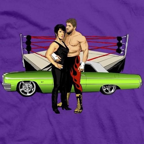 エディ＆ビッキー・ゲレロ Tシャツ「EDDIE & VICKIE GUERRERO Love T