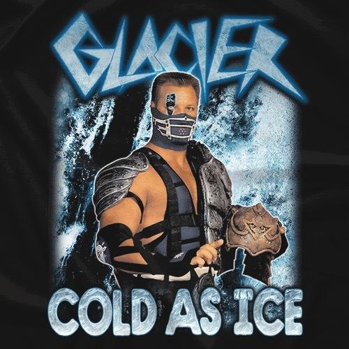 氷河戦士” グレイシア Tシャツ「GLACIER Cold As Ice 半袖 クルー