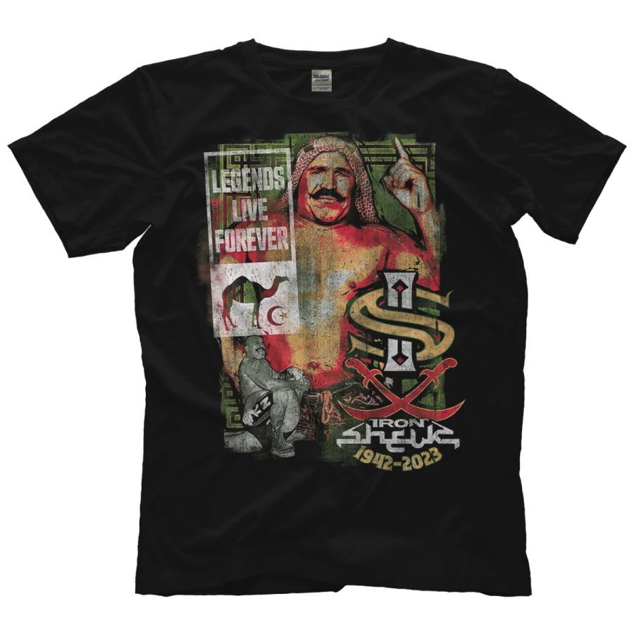 アイアン・シーク Tシャツ「THE IRON SHIEK Legends Live アイアン・シーク Tシャツ「THE IRON SHIEK Legends Live
